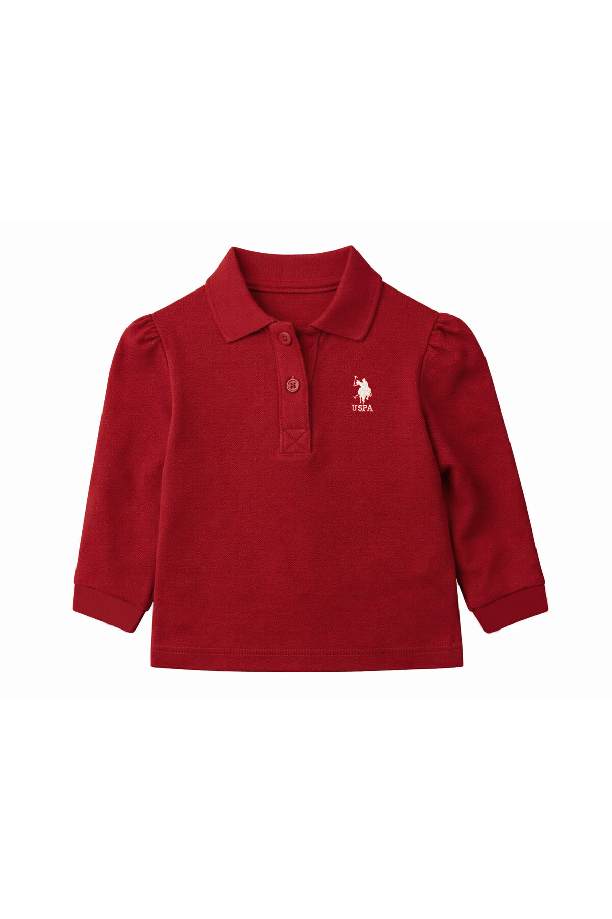 U.S. Polo Assn Bebek - U.S. Polo Assn Kız Bebek Kırmızı T-shirt