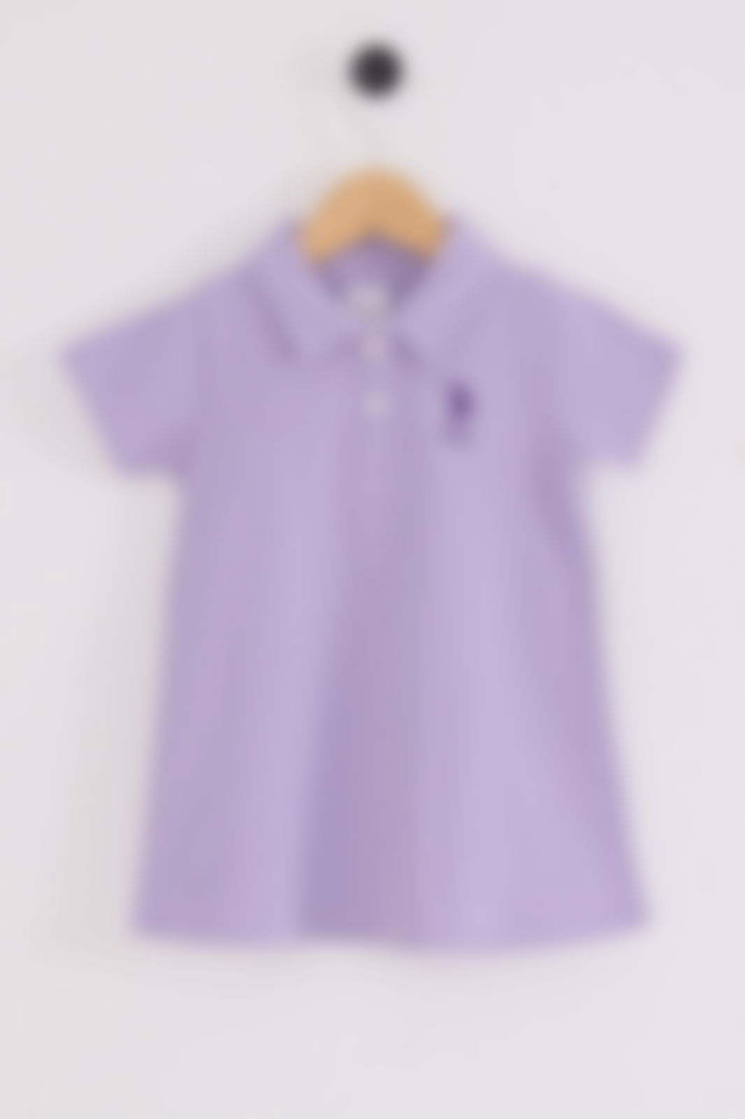 U.S. Polo Assn - U.S Polo Assn Kız Bebek Lila Elbise