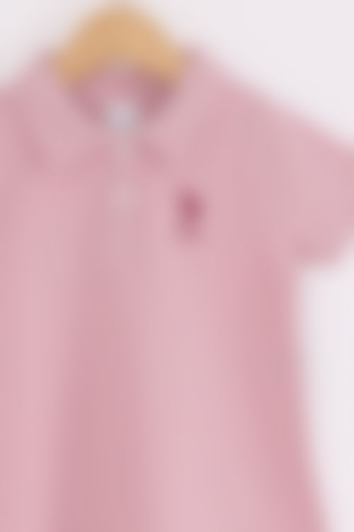 U.S. Polo Assn Bebek - U.S Polo Assn Kız Bebek Pembe Elbise