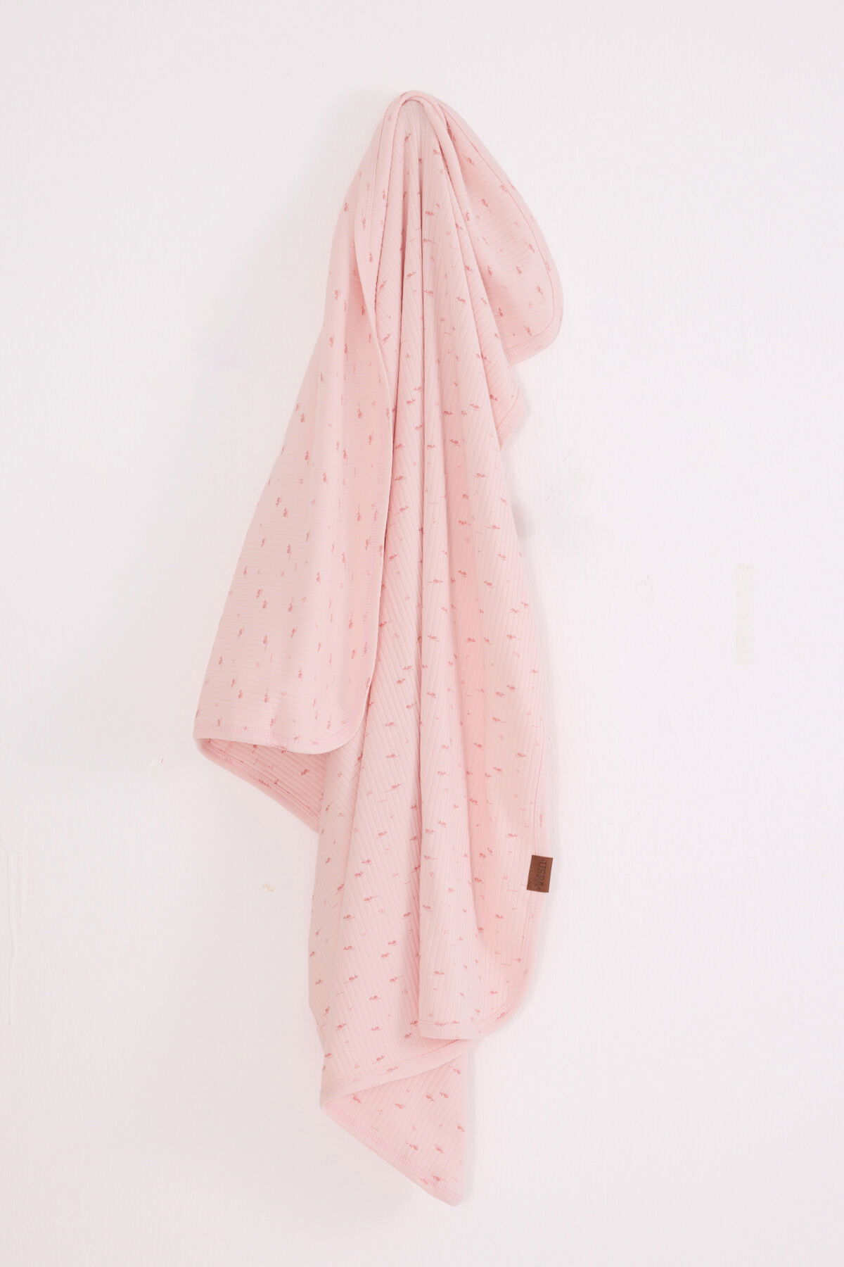 U.S. Polo Assn - U.S. Polo Assn Bebek Kız Bebek Pembe Battaniye