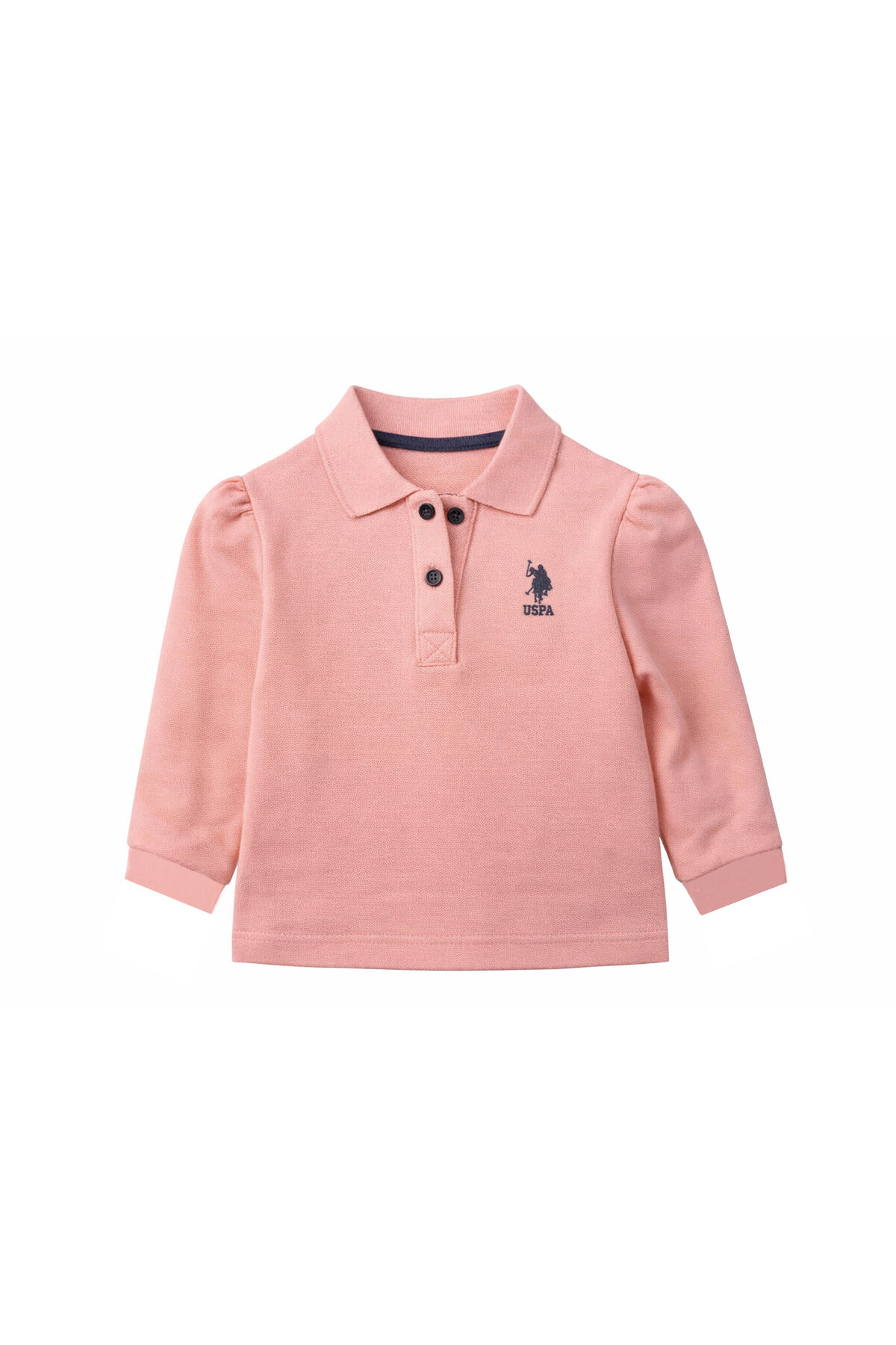 U.S. Polo Assn Bebek - U.S. Polo Assn Kız Bebek Turuncu T-shirt