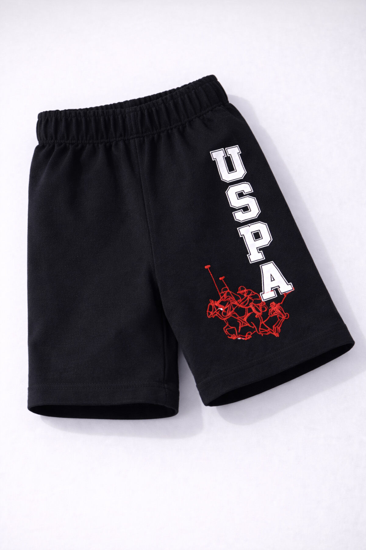 U.S. Polo Assn - U.S. Polo Assn Erkek Çocuk Krem Bermuda Takım (1)