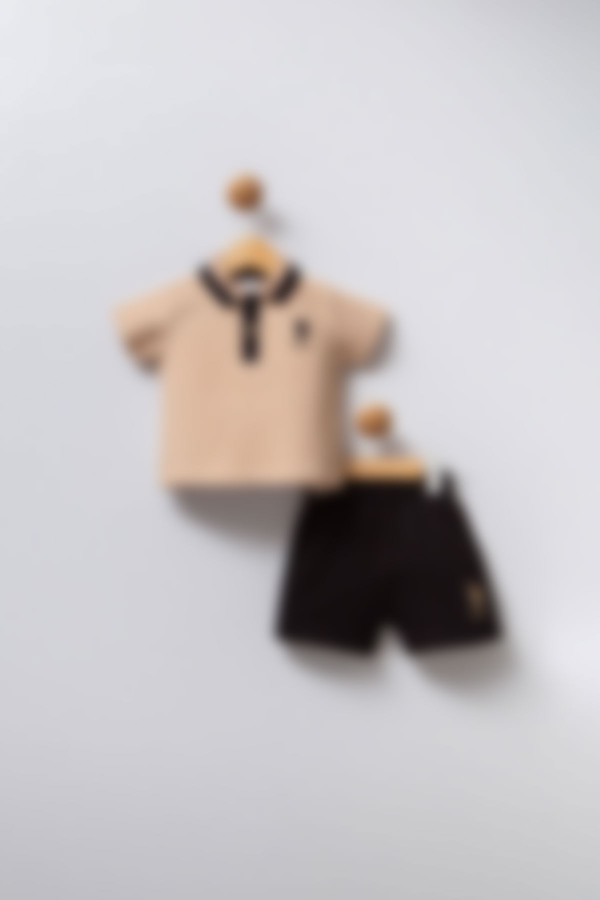 U.S. Polo Assn - U.S. Polo Assn. Erkek Bebek Krem Bebek Takım