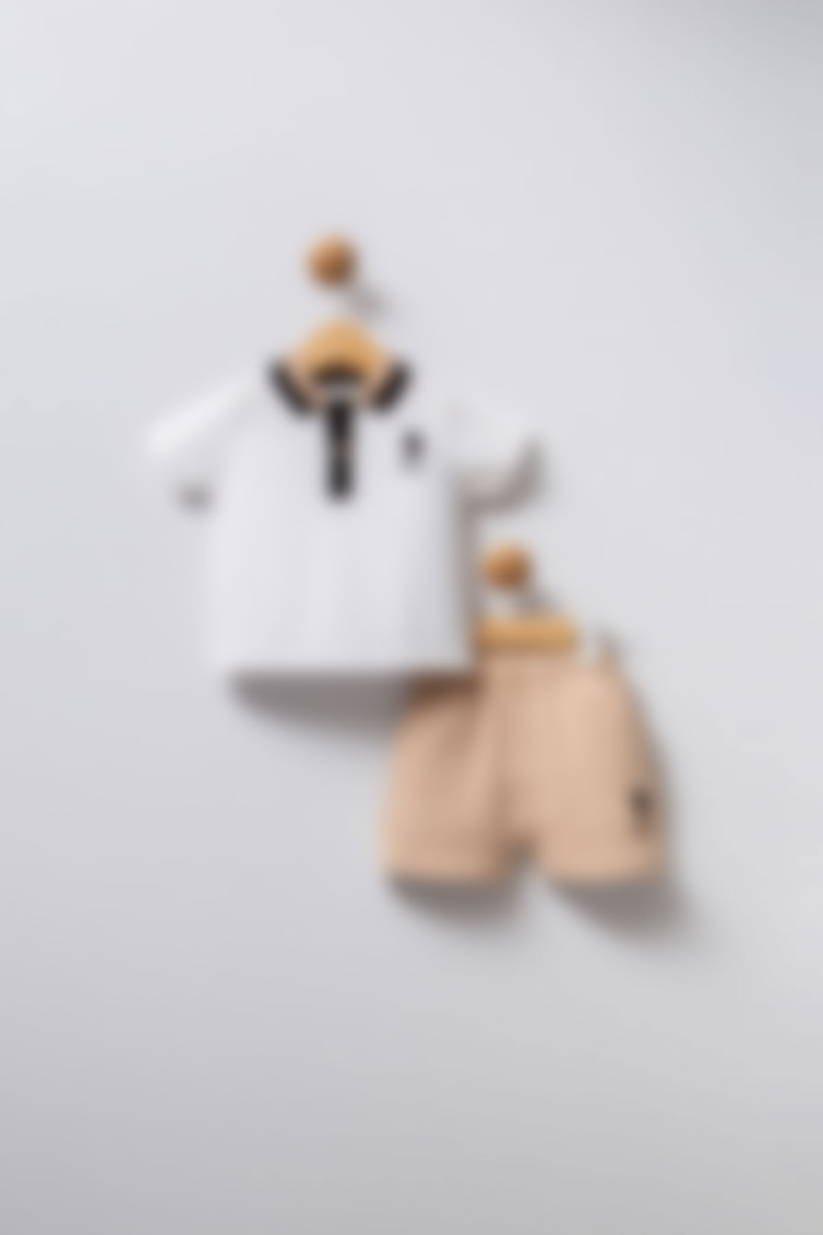 U.S. Polo Assn - U.S. Polo Assn. Erkek Bebek Krem Bebek Takım