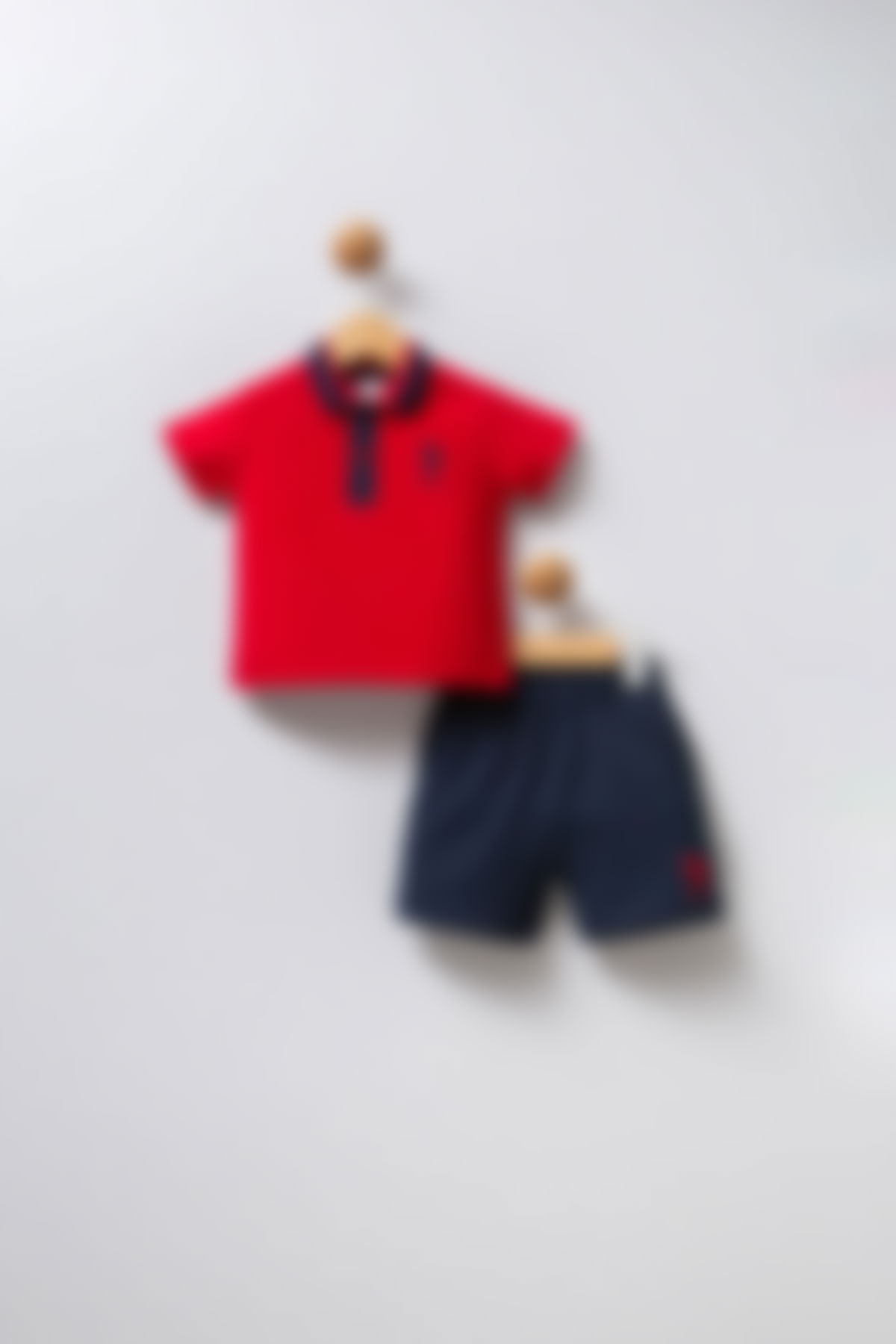 U.S. Polo Assn - U.S. Polo Assn. Erkek Bebek Kırmızı Bebek Takım