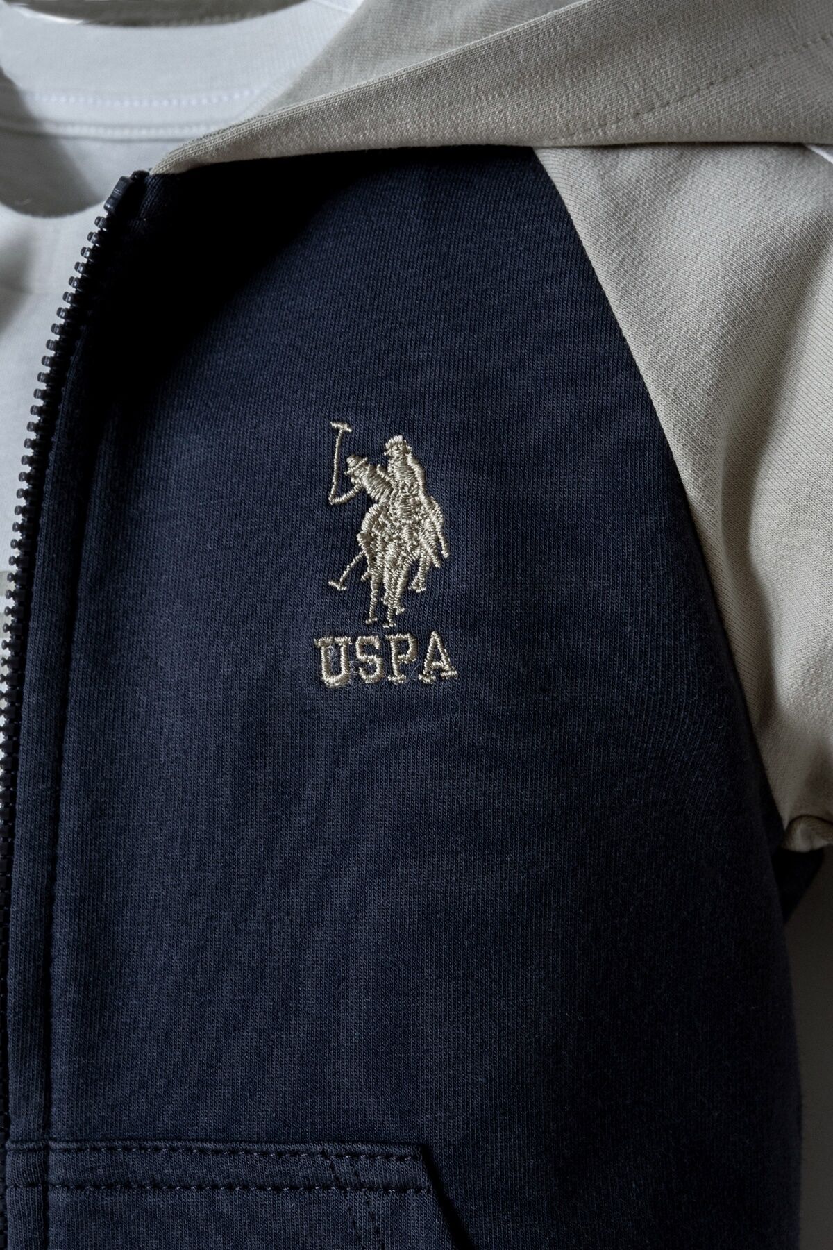 U.S. Polo Assn - U.S. Polo Assn. Erkek Bebek Antrasit 3'Lü Takım (1)