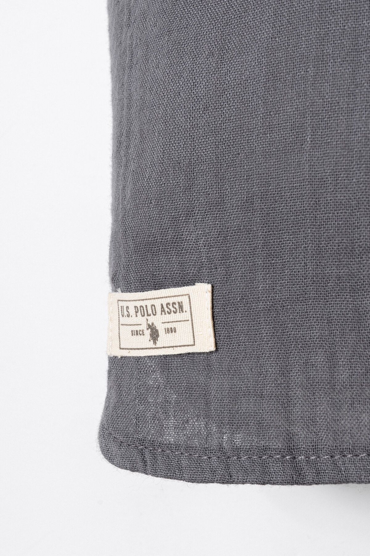 U.S. Polo Assn - U.S. Polo Assn. Erkek Bebek Gri Şort Takım (1)