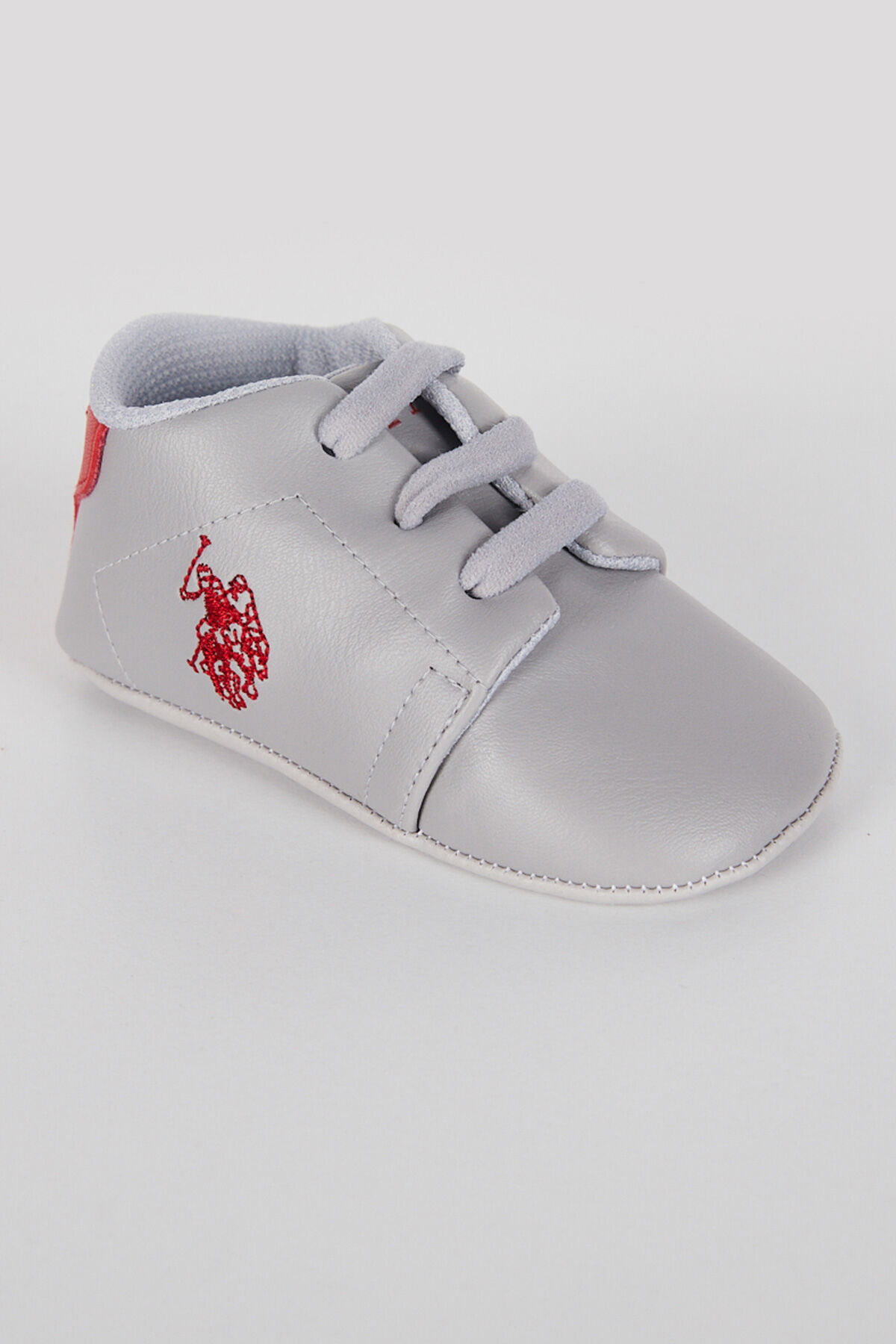 U.S. Polo Assn - U.S. Polo Assn Erkek Bebek Gri Ayakkabı