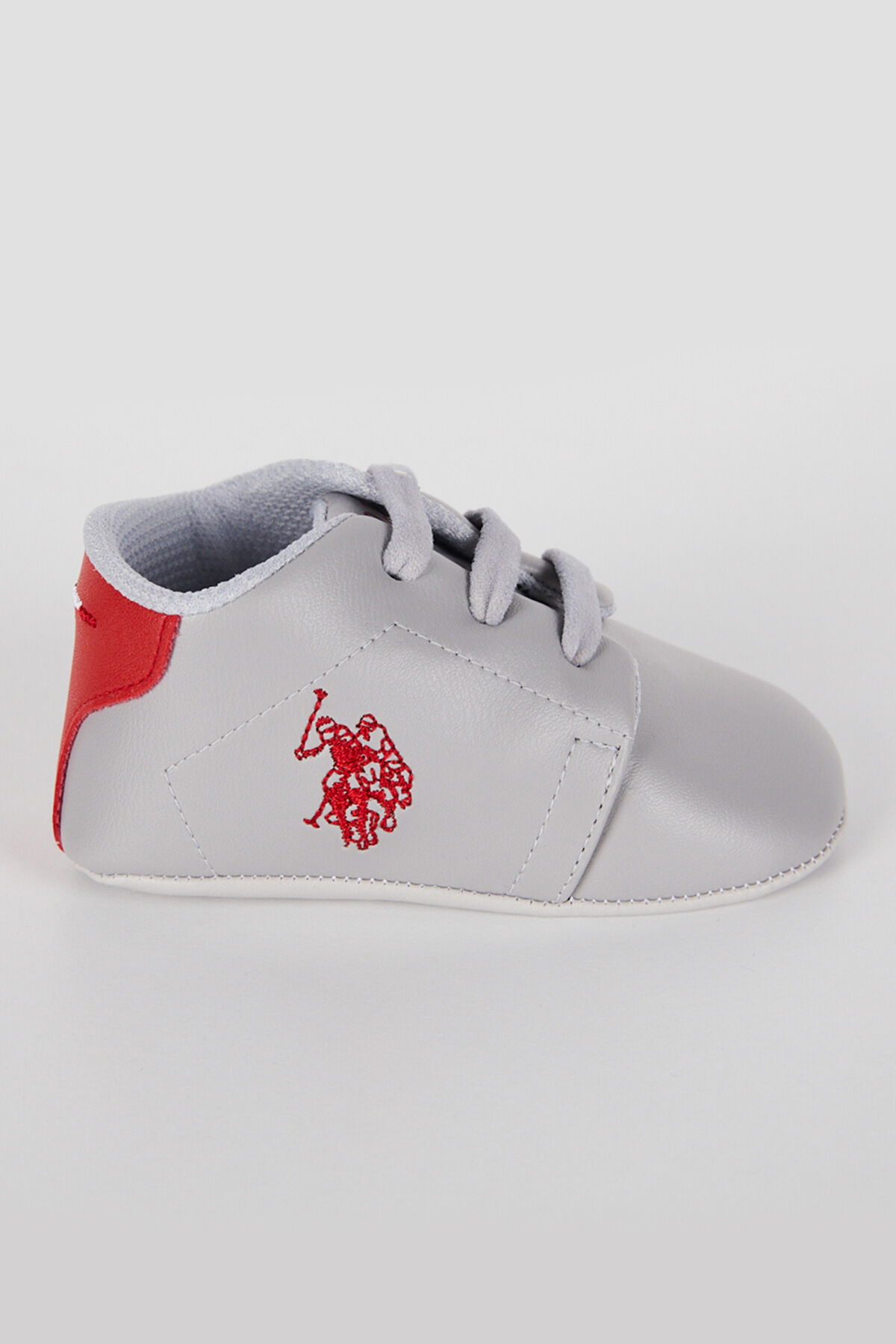 U.S. Polo Assn - U.S. Polo Assn Erkek Bebek Gri Ayakkabı (1)