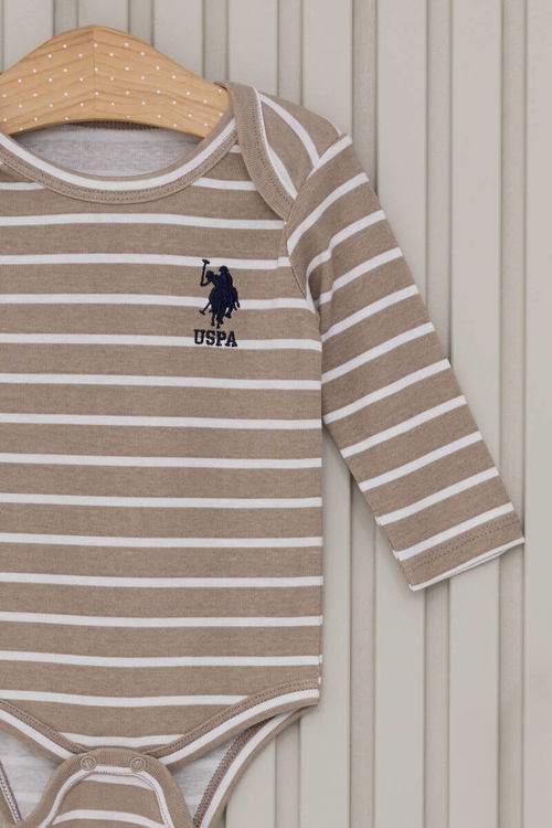 U.S. Polo Assn Erkek Bebek Krem Bebek Takım