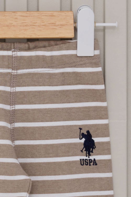 U.S. Polo Assn Erkek Bebek Krem Bebek Takım