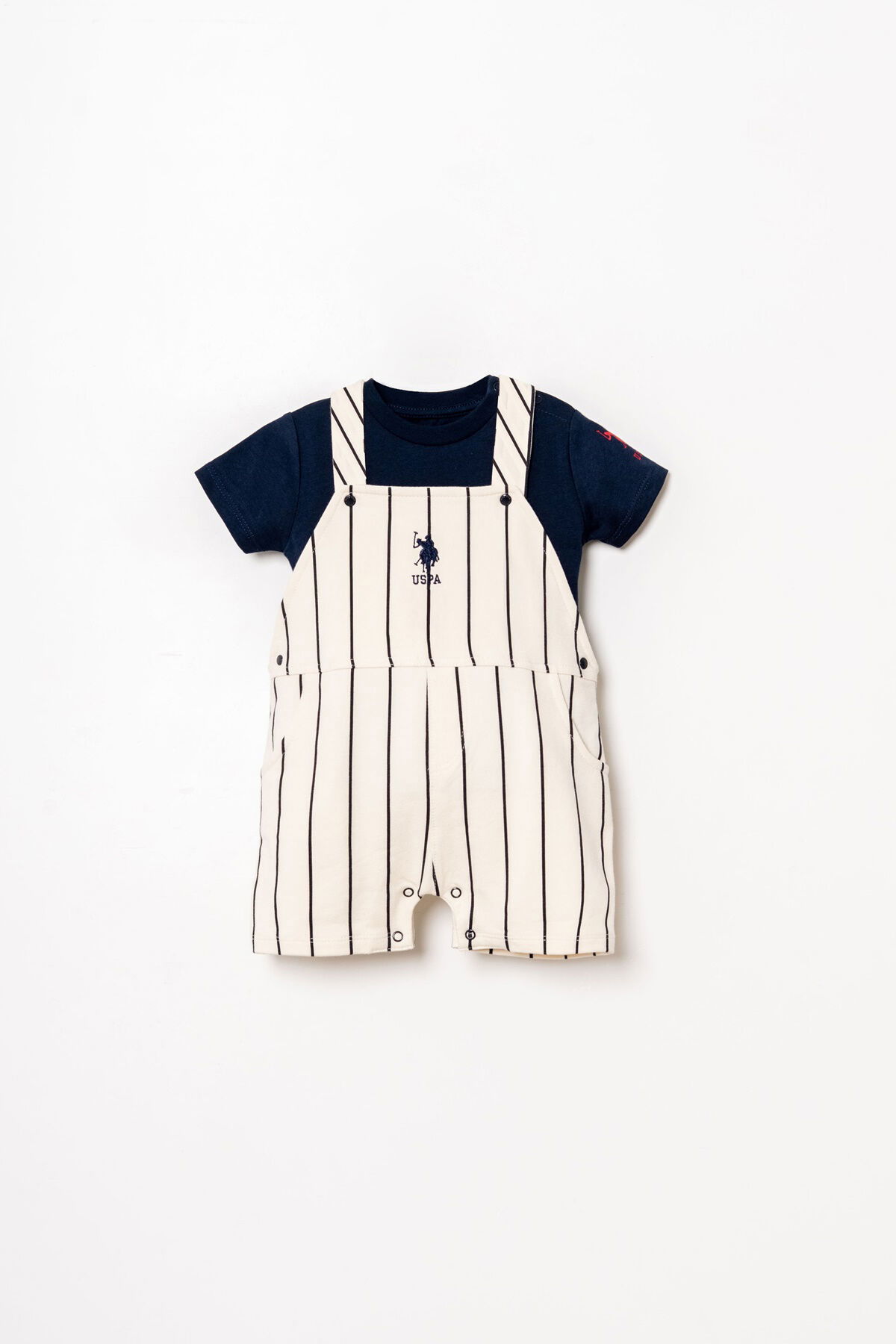 U.S. Polo Assn - U.S. Polo Assn. Erkek Bebek Lacivert Şort Takım
