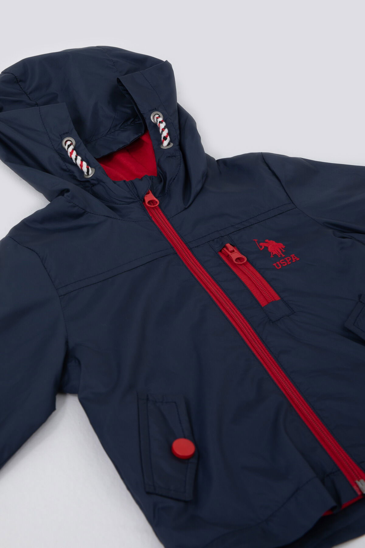 U.S. Polo Assn - US Polo Assn Erkek Bebek Lacivert Bebek Mont (1)