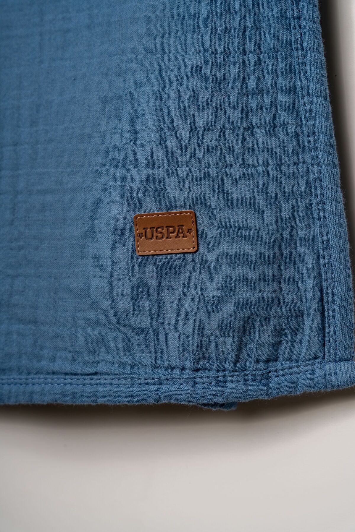 U.S. Polo Assn Bebek - U.S.Polo Assn. Assn. Erkek Bebek Mavi Battaniye (1)