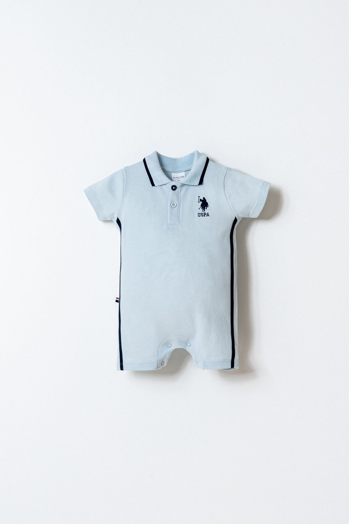 U.S. Polo Assn - U.S. Polo Assn. Erkek Bebek Mavi Tulum