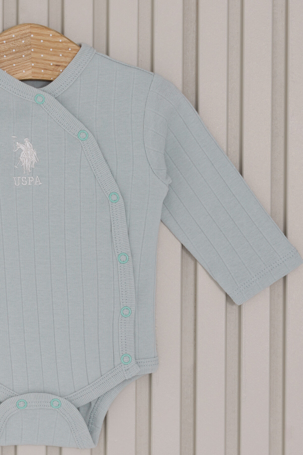 U.S. Polo Assn Bebek - U.S. Polo Assn Bebek ERKEK BEBEK SU YEŞİLİ BBU4lüTakim (1)