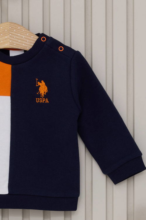 U.S. Polo Assn Erkek Bebek Turuncu Bebek Takım