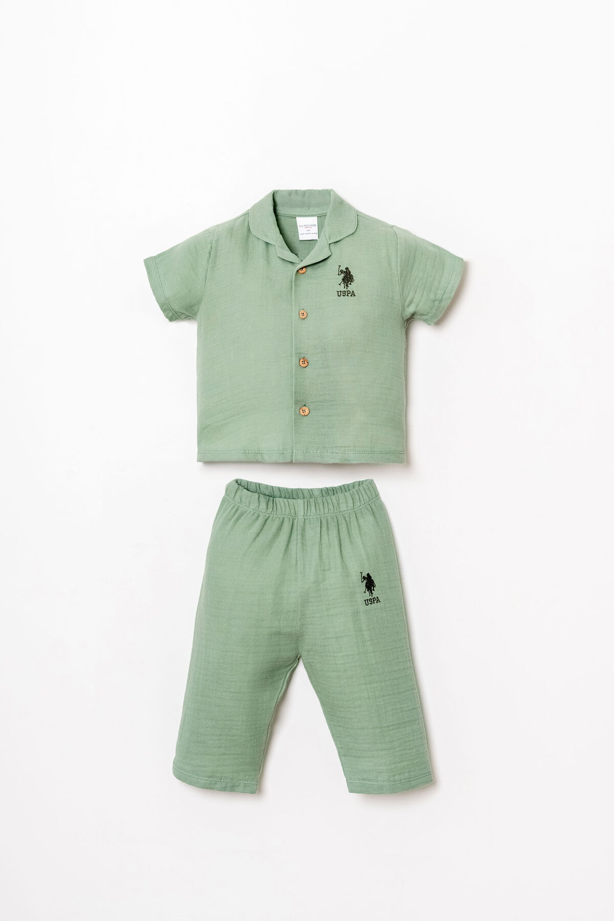 U.S. Polo Assn Bebek - U.S Polo Assn. Erkek Bebek Yeşil Takım