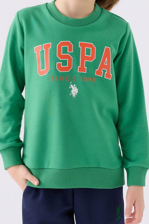 U.S. Polo Assn Erkek Çocuk Yeşil Eşofman Takımı