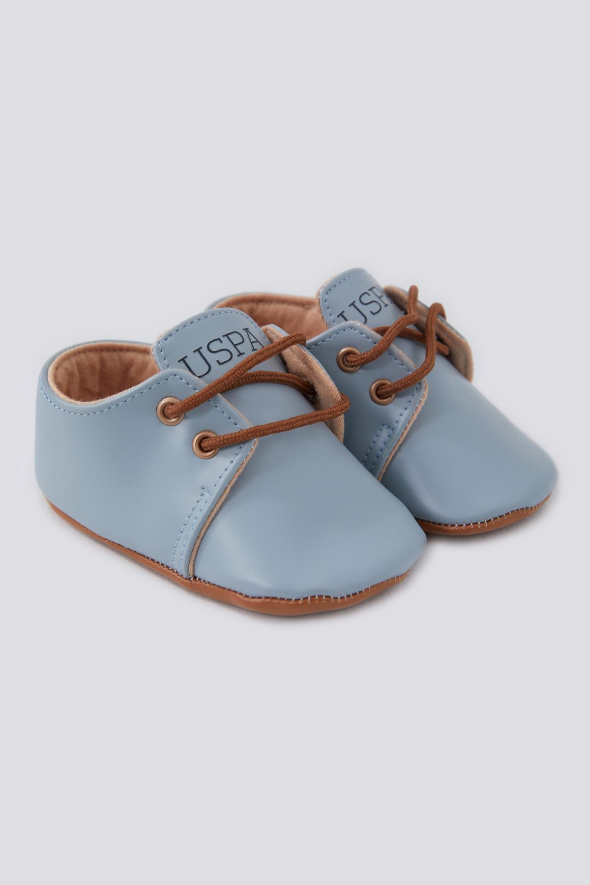 U.S. Polo Assn - U.S. Polo Assn Erkek Bebek Mavi Ayakkabı (1)