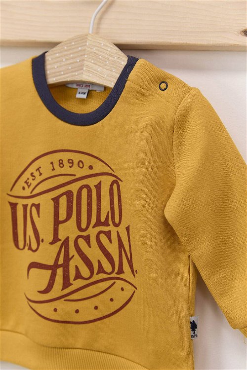 U.S. Polo Assn Hardal Erkek Bebek Üç İplik İkili Takım