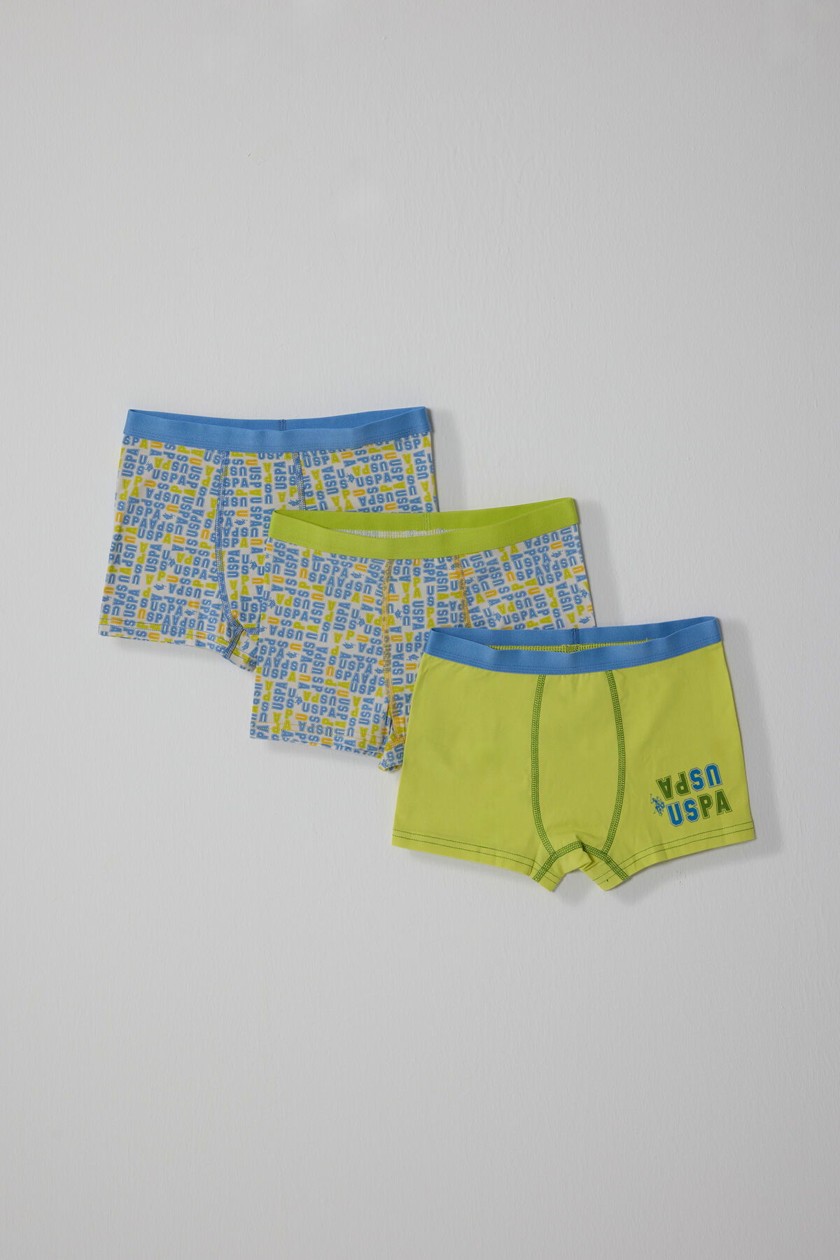 U.S. Polo Assn - U.S. Polo Assn. Erkek Çocuk Yeşil Boxer