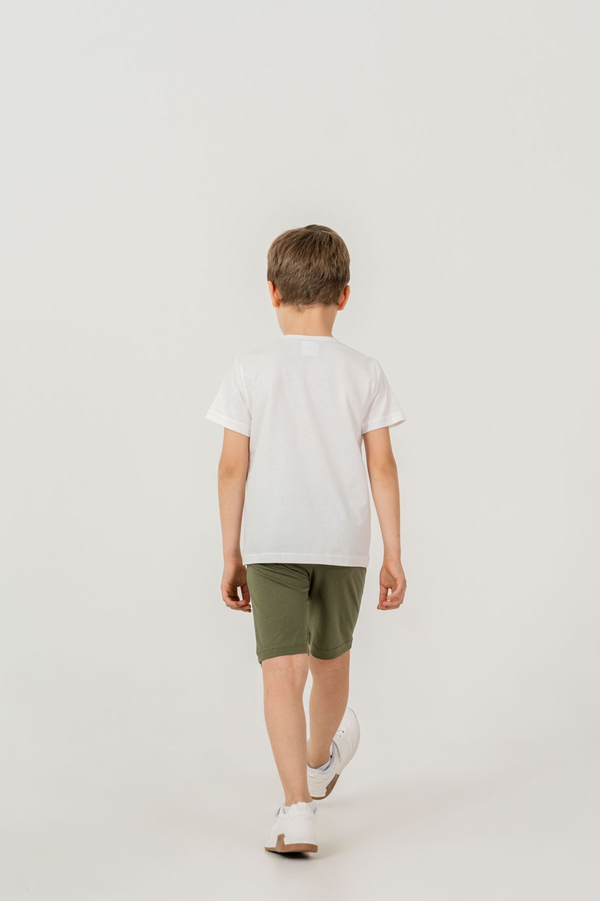 U.S. Polo Assn Kids - U.S Polo Assn Erkek Çocuk Yeşil Bermuda Takım