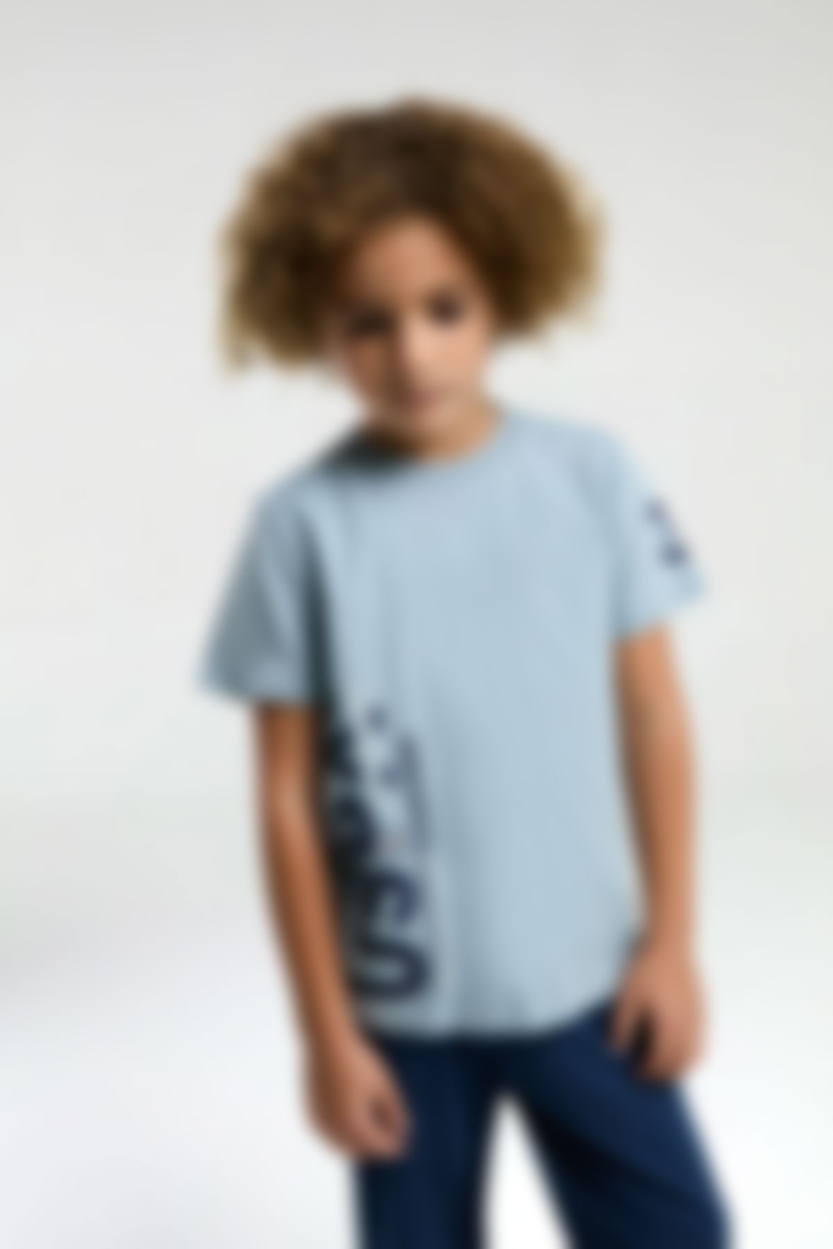 U.S. Polo Assn - U.S. Polo Assn. Erkek Çocuk Mavi Kısa Kol Pijama Takım