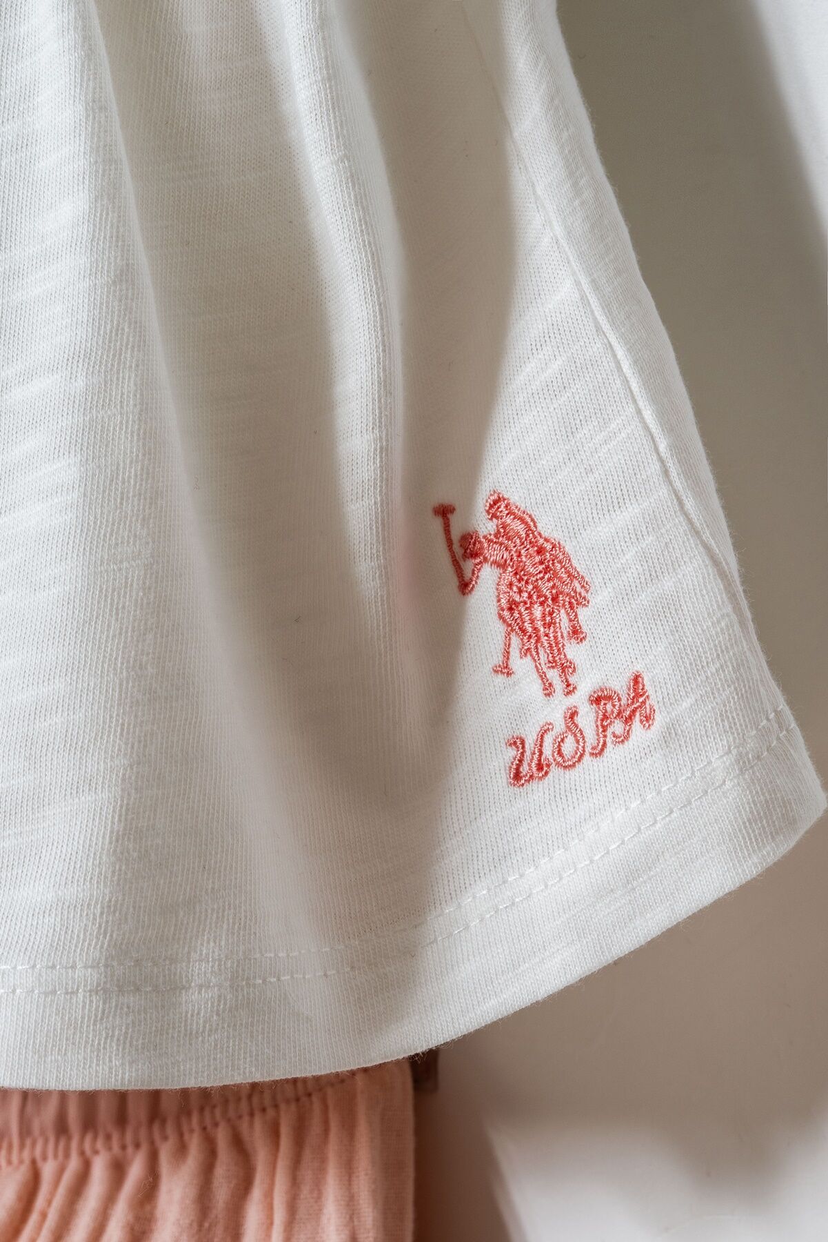 U.S. Polo Assn - U.S. Polo Assn. Kız Bebek Pembe Takım (1)