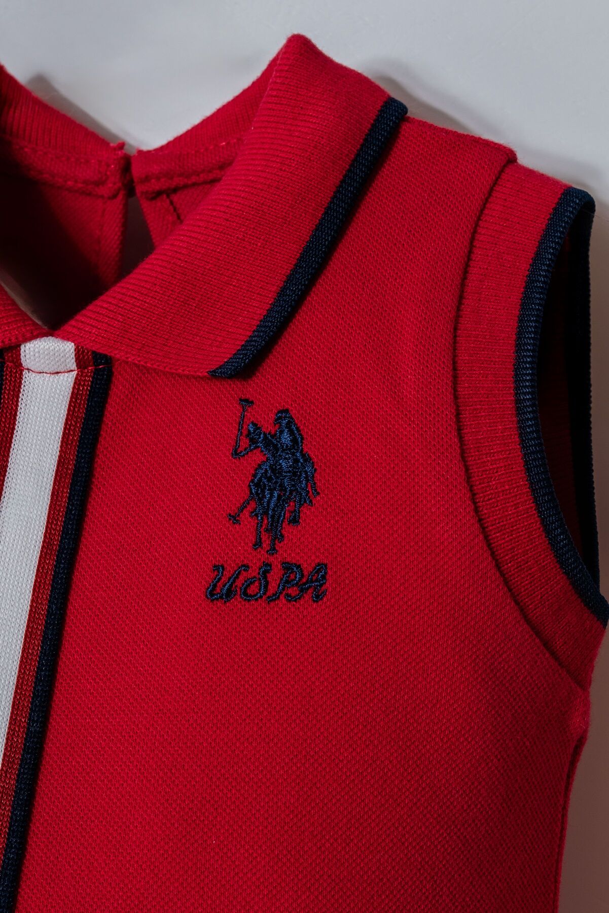 U.S. Polo Assn - U.S. Polo Assn. Kız Bebek Kırmızı Elbise (1)