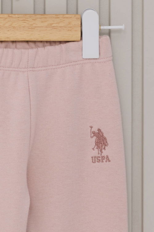 U.S. Polo Assn Kız Bebek Pembe Bebek Takım