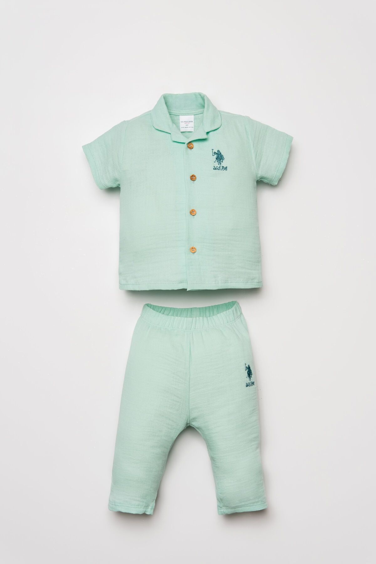 U.S. Polo Assn - U.S Polo Assn. Kız Bebek Yeşil Takım