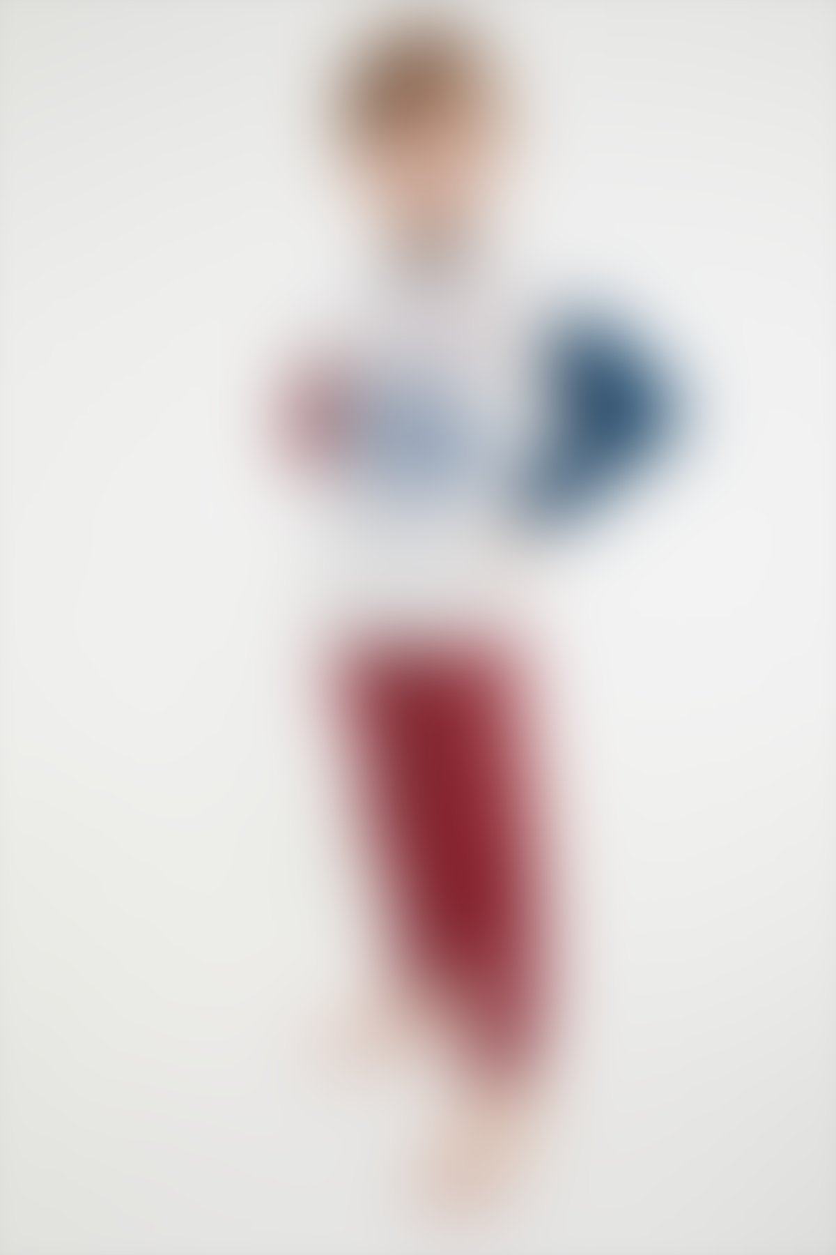U.S. Polo Assn - U.S. Polo Assn Lisanslı Bejmelanj Erkek Çocuk Bisiklet Yaka Uzun Kol Pijama Takım