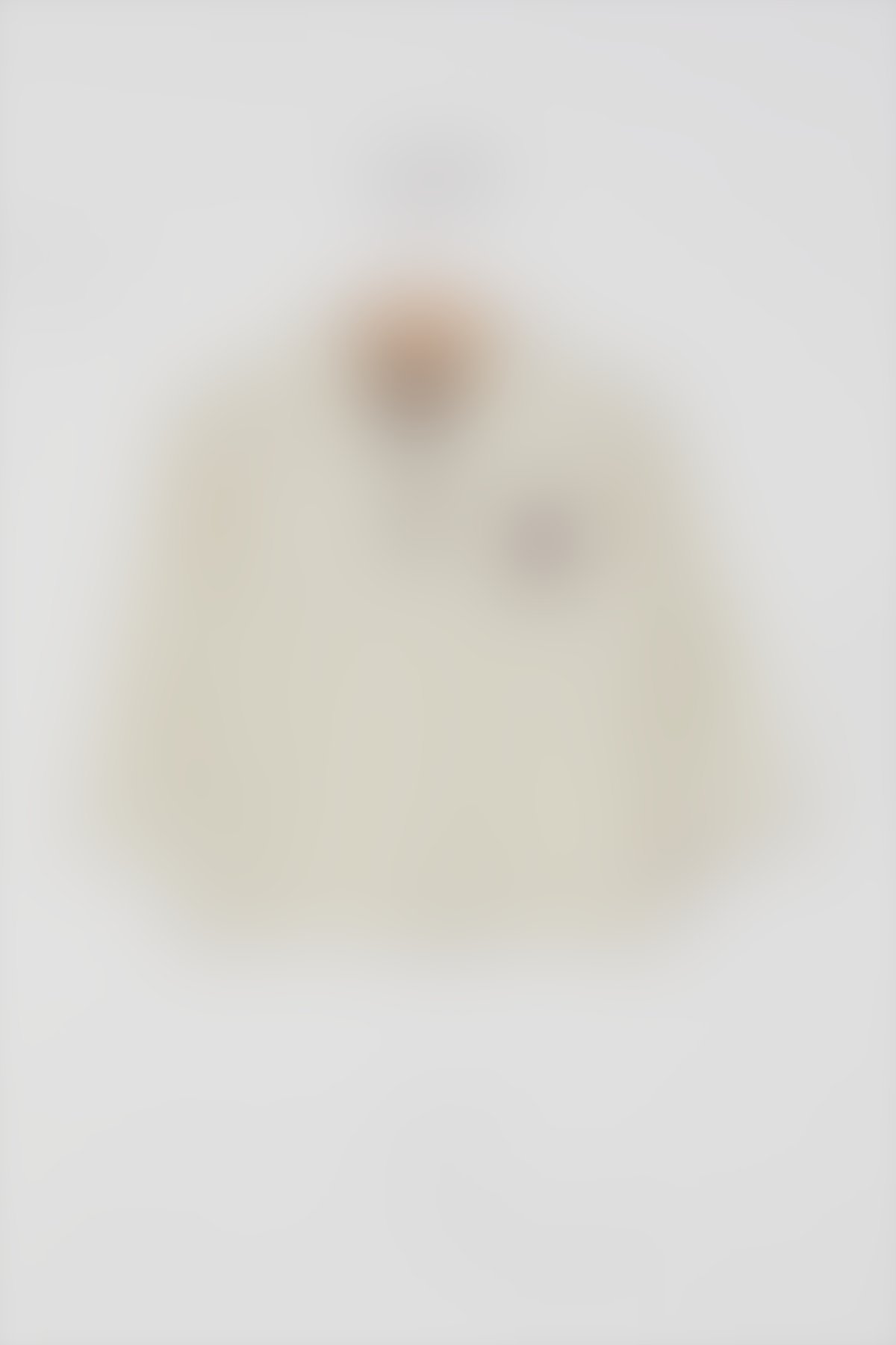 U.S. Polo Assn Bebek - U.S. Polo Assn Lisanslı Classic Ekru Bebek Uzun Kol Yakalı Sweatshirt