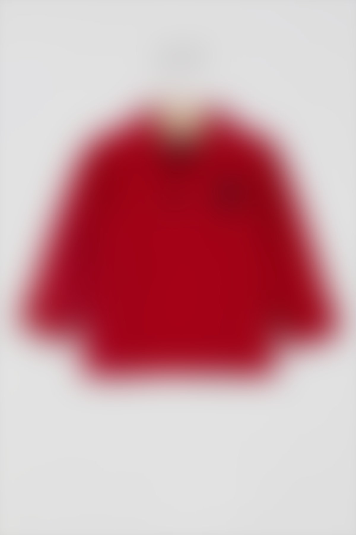U.S. Polo Assn - U.S. Polo Assn Lisanslı Classic Kırmızı Erkek Bebek Uzun Kol Yakalı Sweatshirt