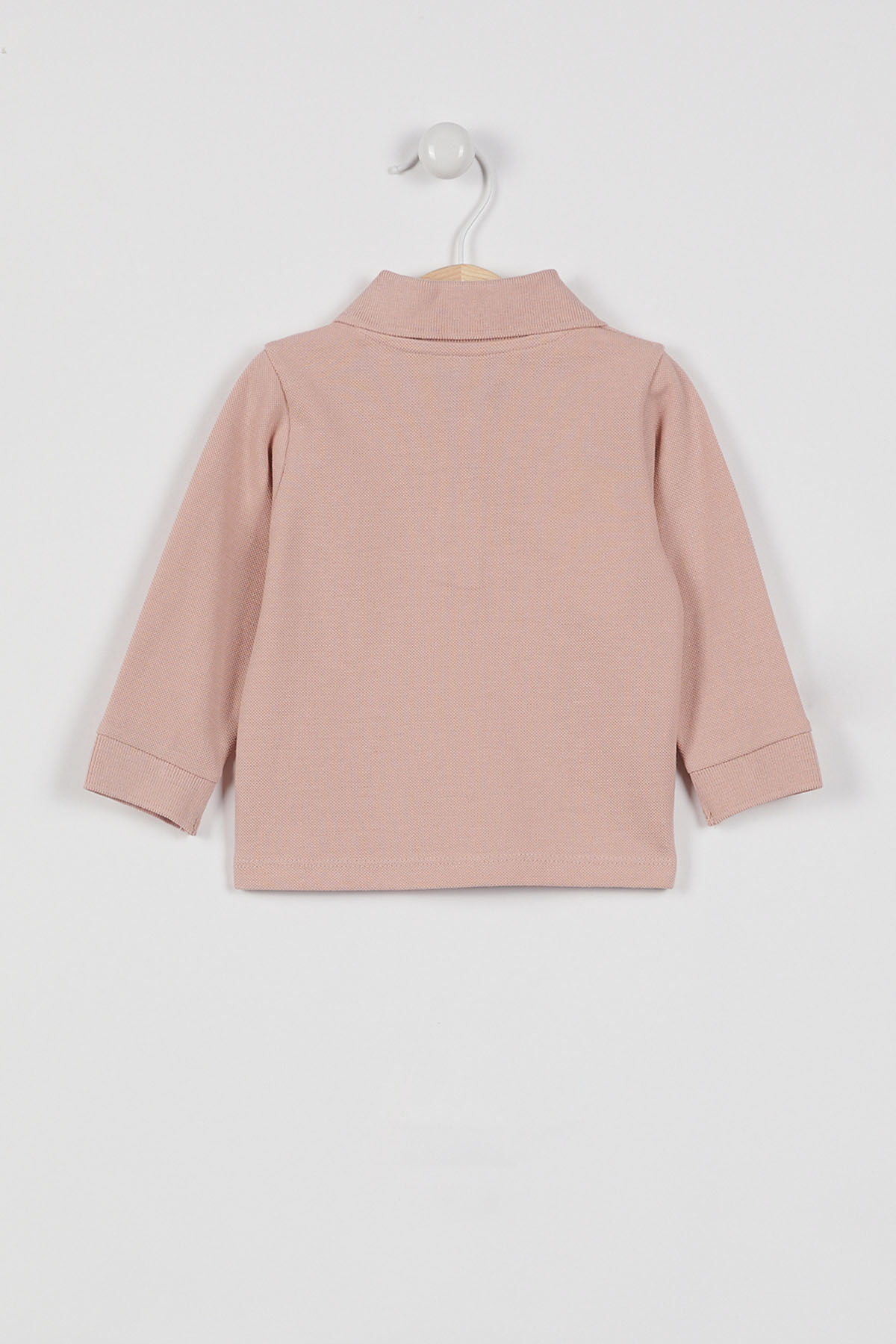 U.S. Polo Assn - U.S. Polo Assn Kız Bebek Pembe Sweatshirt (1)