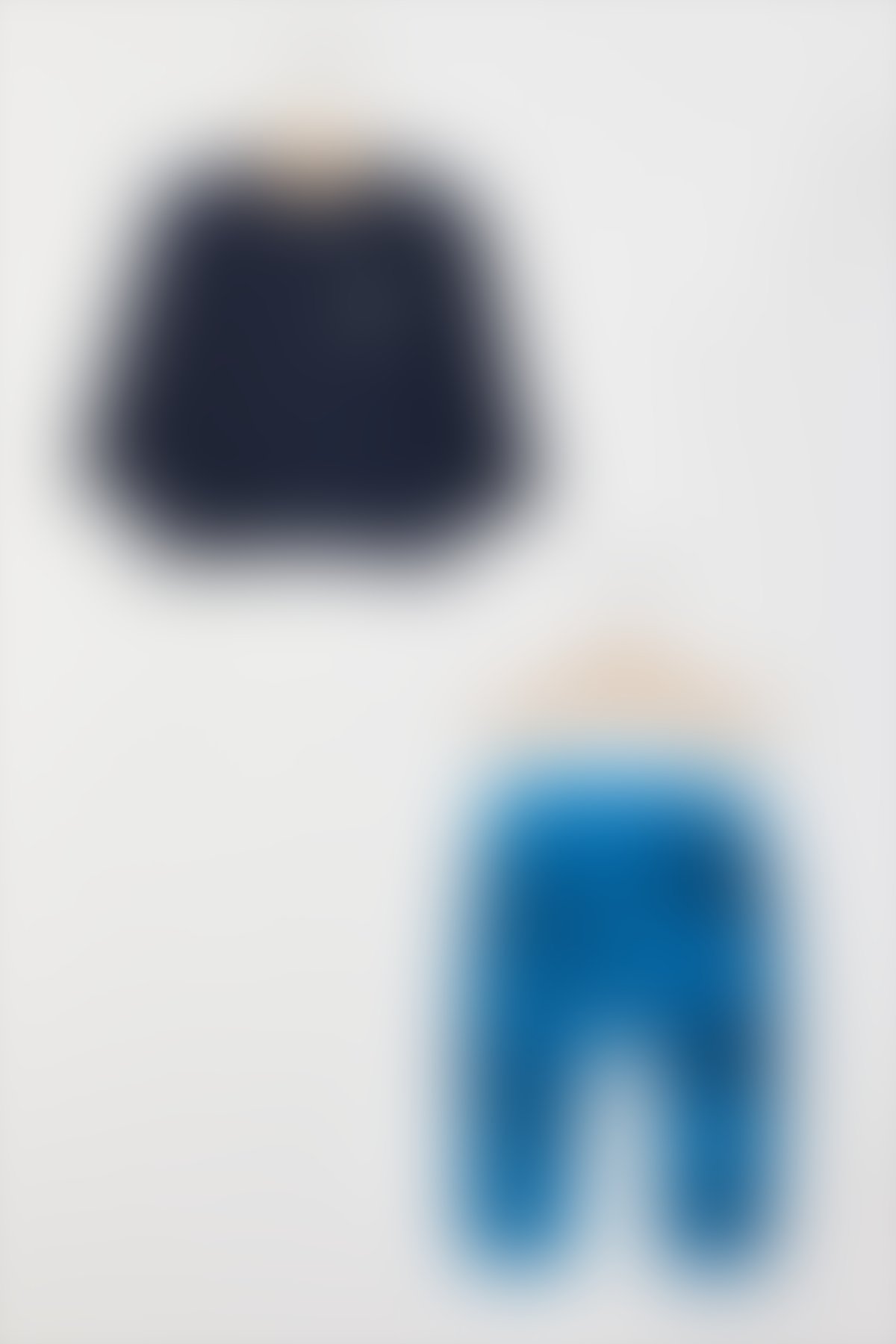 U.S. Polo Assn Bebek - U.S. Polo Assn Lisanslı Mavi Erkek Bebek Uzun Kol Eşofman Takım