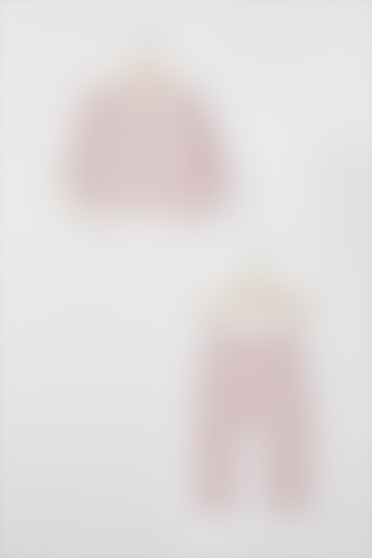 U.S. Polo Assn - U.S. Polo Assn Lisanslı Retro Pembe Kız Bebek Uzun Kol 2'li Takım