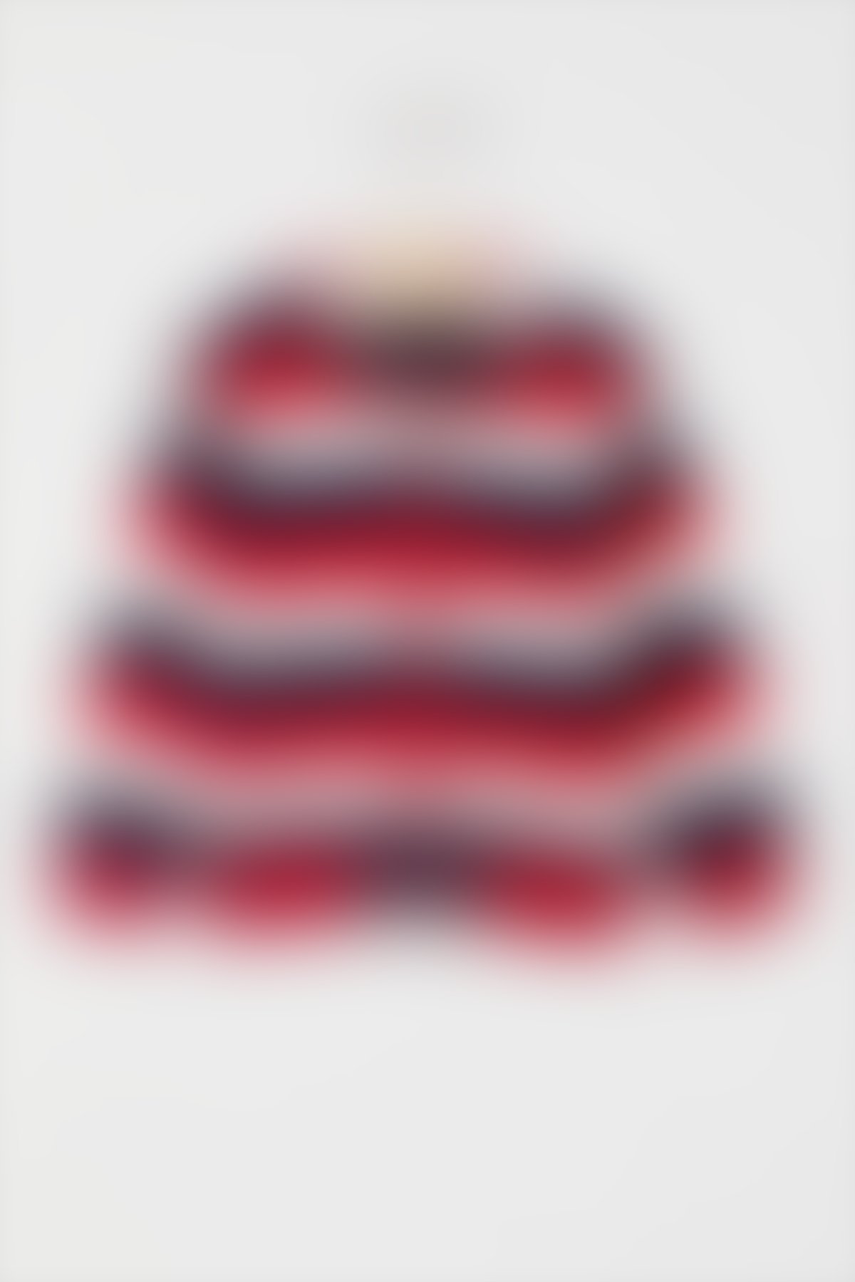 U.S. Polo Assn - U.S. Polo Assn Lisanslı Striped Krem Erkek Bebek Kapüşonlu Hırka
