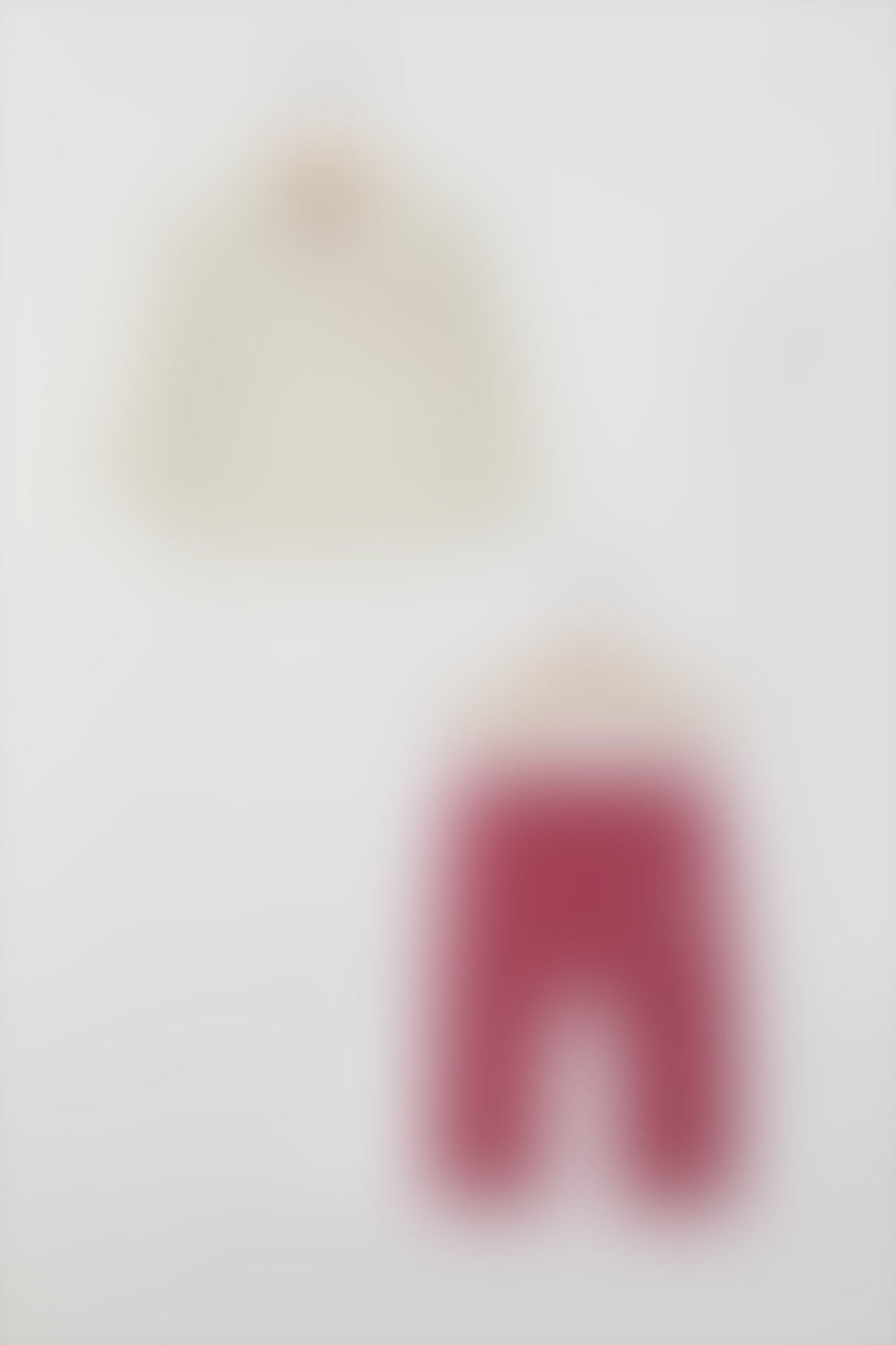 U.S. Polo Assn - U.S. Polo Assn Lisanslı Yakalı Bej Kız Bebek Uzun Kol Sweatshirt Takım