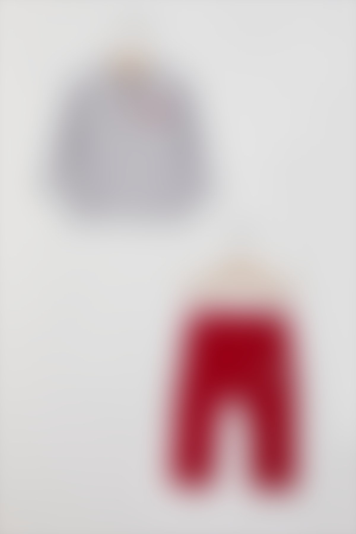 U.S. Polo Assn Bebek - U.S. Polo Assn Lisanslı Yakalı Grimelanj Erkek Bebek Uzun Kol Sweatshirt Takım