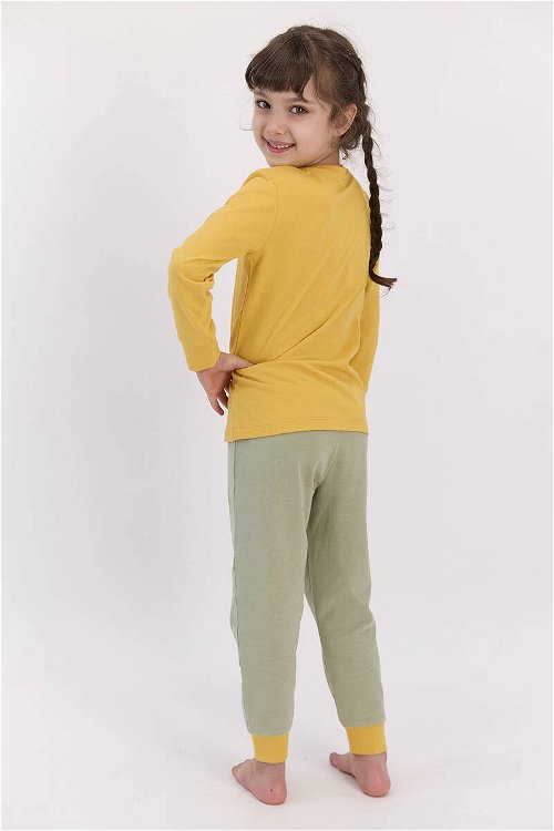 U.S. Polo Assn Stay Cozy Hardal Kız Çocuk Pijama Takımı
