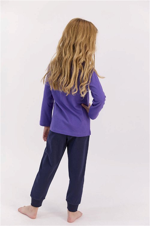 U.S. Polo Assn Violet Kız Çocuk Uzun Kol Pijama Takımı