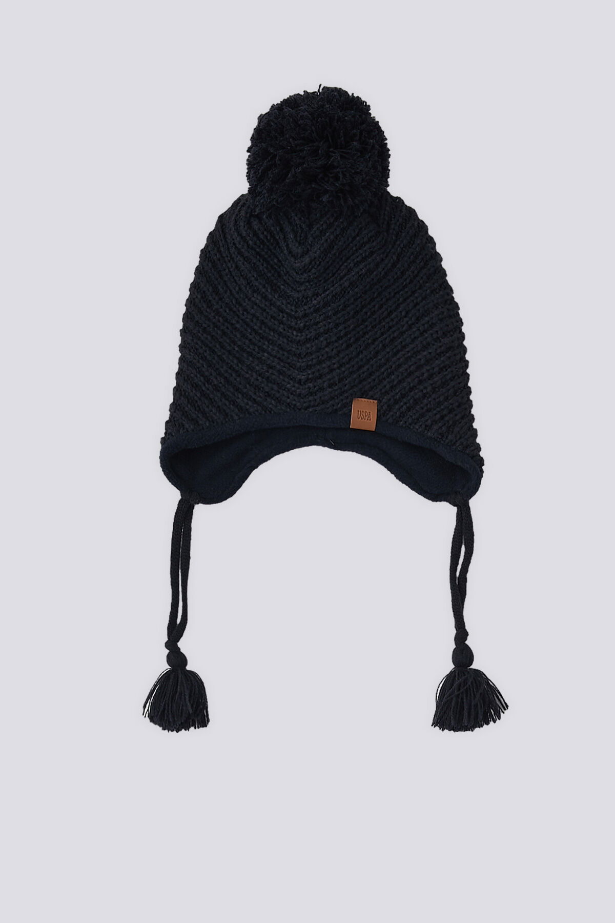 U.S. Polo Assn - U.S. Polo Assn Erkek Bebek Mavi Atkı-Bere-Eldiven Seti (1)