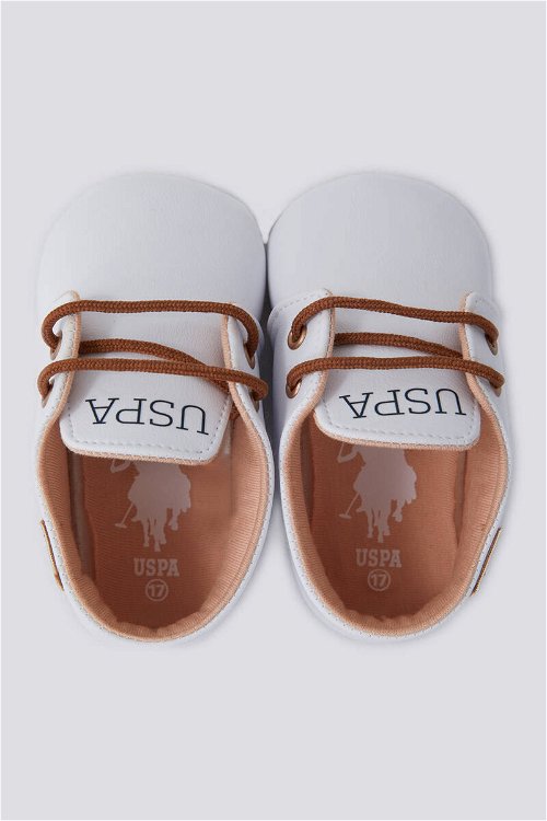 U.S. Polo Assn Beyaz Bebek Ayakkabı