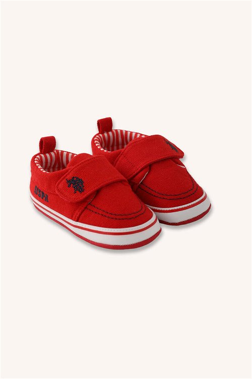 U.S. Polo Assn Kırmızı Çırtlı Bebek Ayakkabı