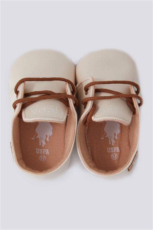 U.S. Polo Assn Krem Bebek Ayakkabı