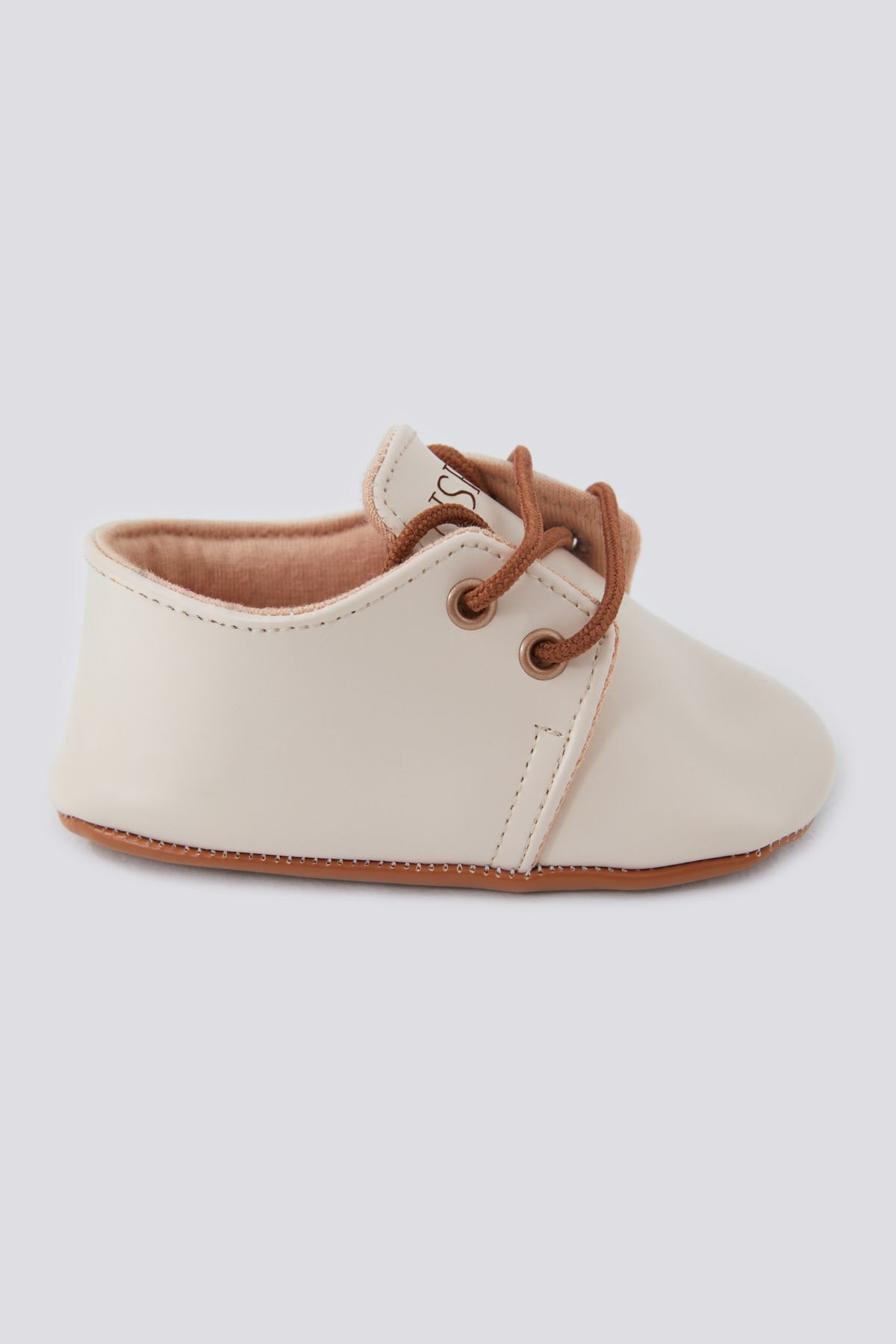 U.S. Polo Assn - U.S. Polo Assn Erkek Bebek Krem Ayakkabı (1)