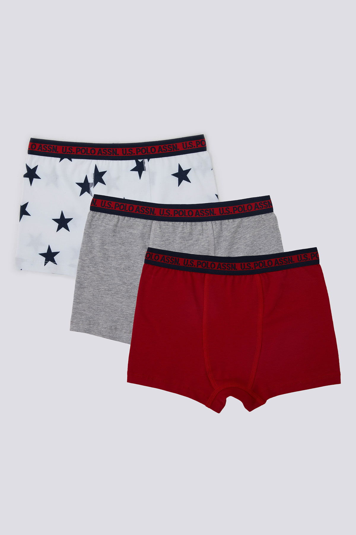U.S. Polo Assn - U.S. Polo Assn. Erkek Çocuk Beyaz Boxer