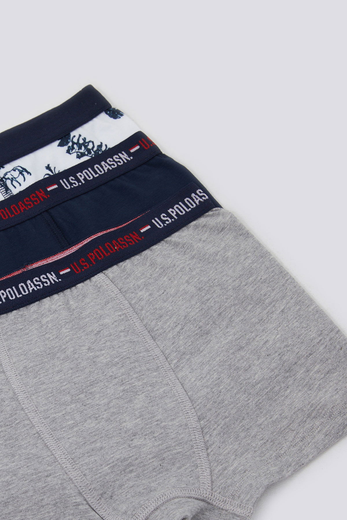 U.S. Polo Assn - U.S. Polo Assn. Erkek Çocuk Beyaz Boxer (1)